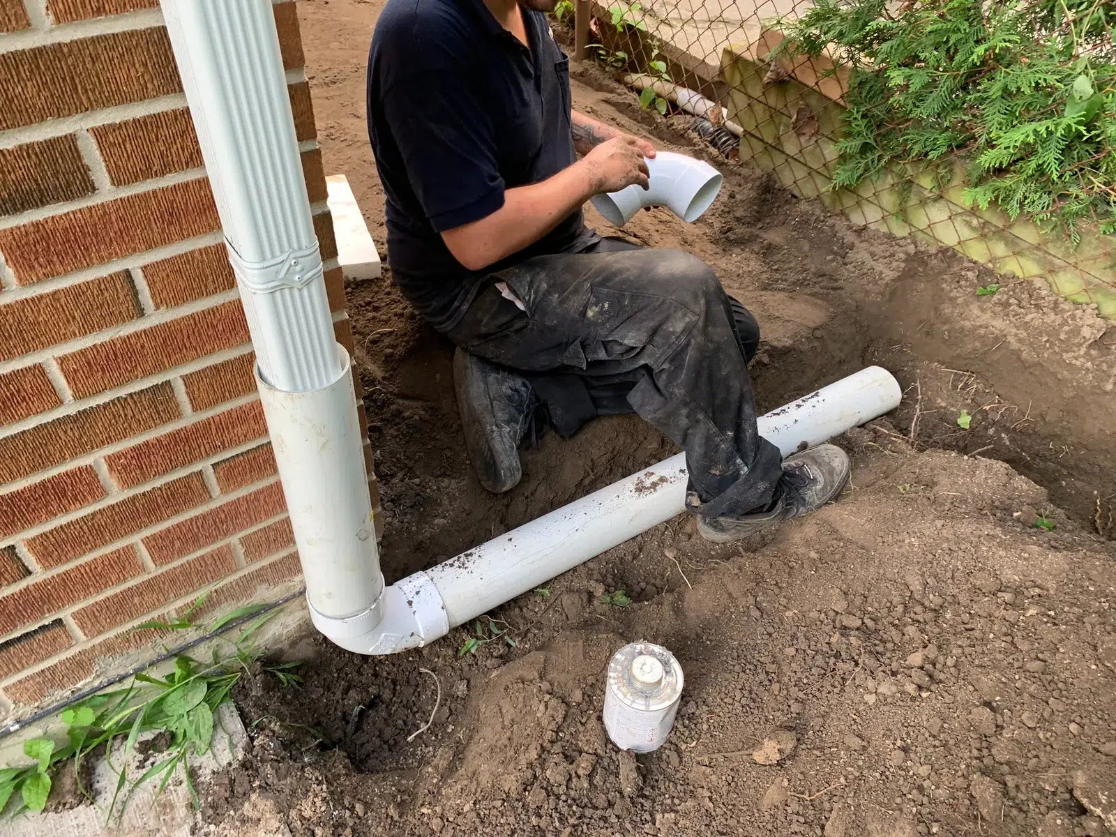 Downspout Disconnection and Drainage Improvement